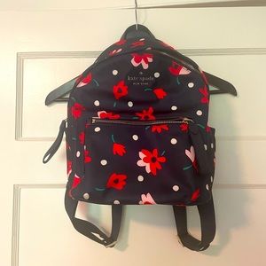 Beautiful Kate Spade Poppy Backpack in Nylon - Size Medium - Excellent Condition